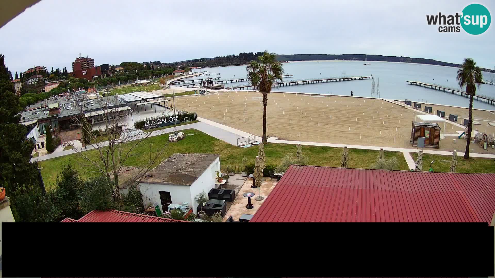 Webcam Portorož Strand – Karamela bar