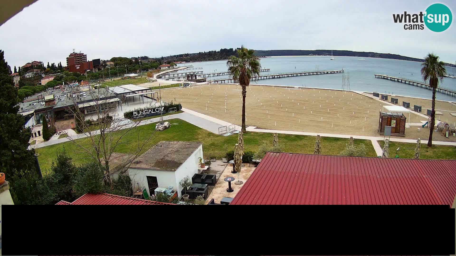 Webcam live Playa Portorož – Caffe Karamela