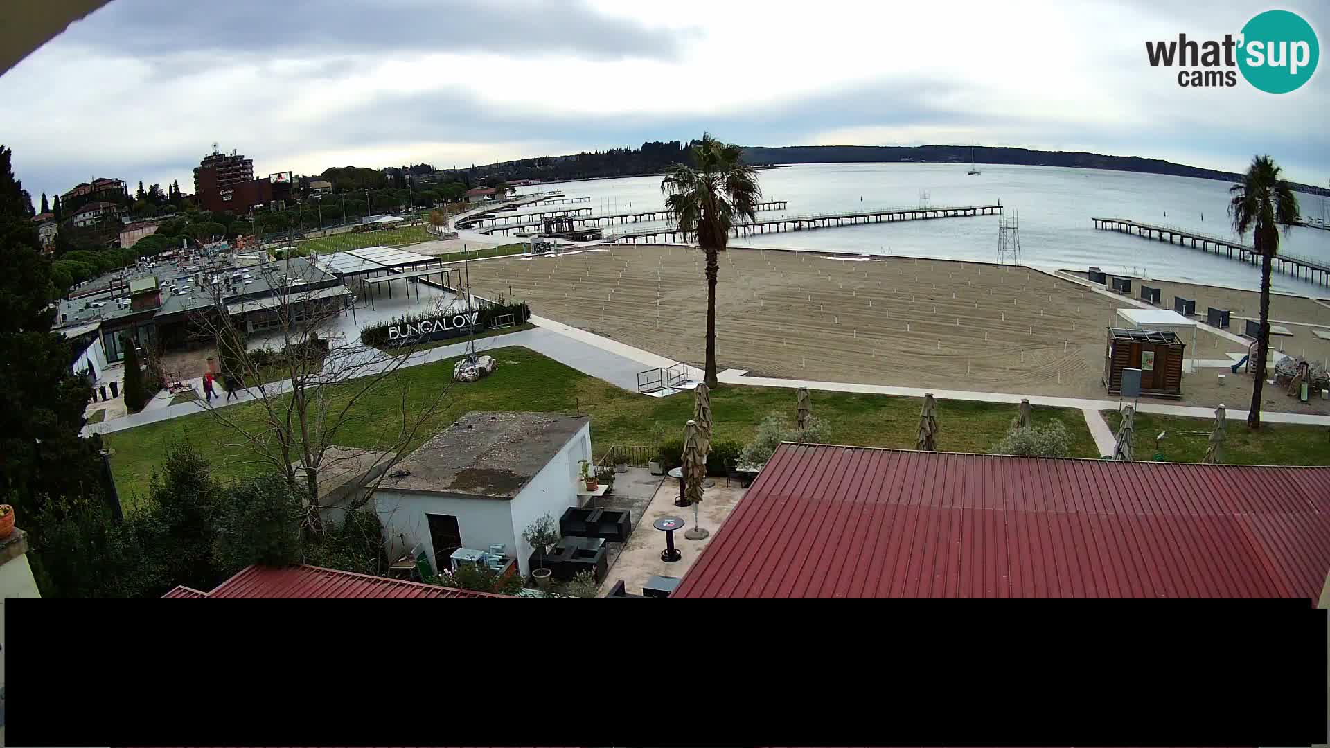 Plage Portorož live cam