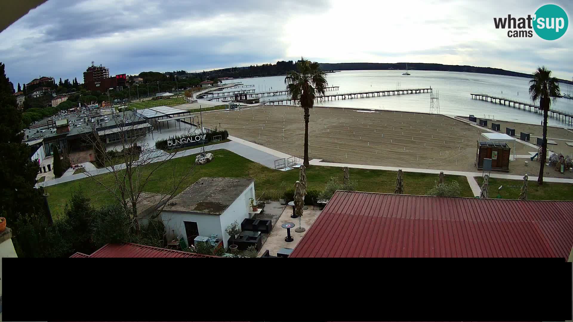 Webcam live Plage Portorož – Caffe Karamela