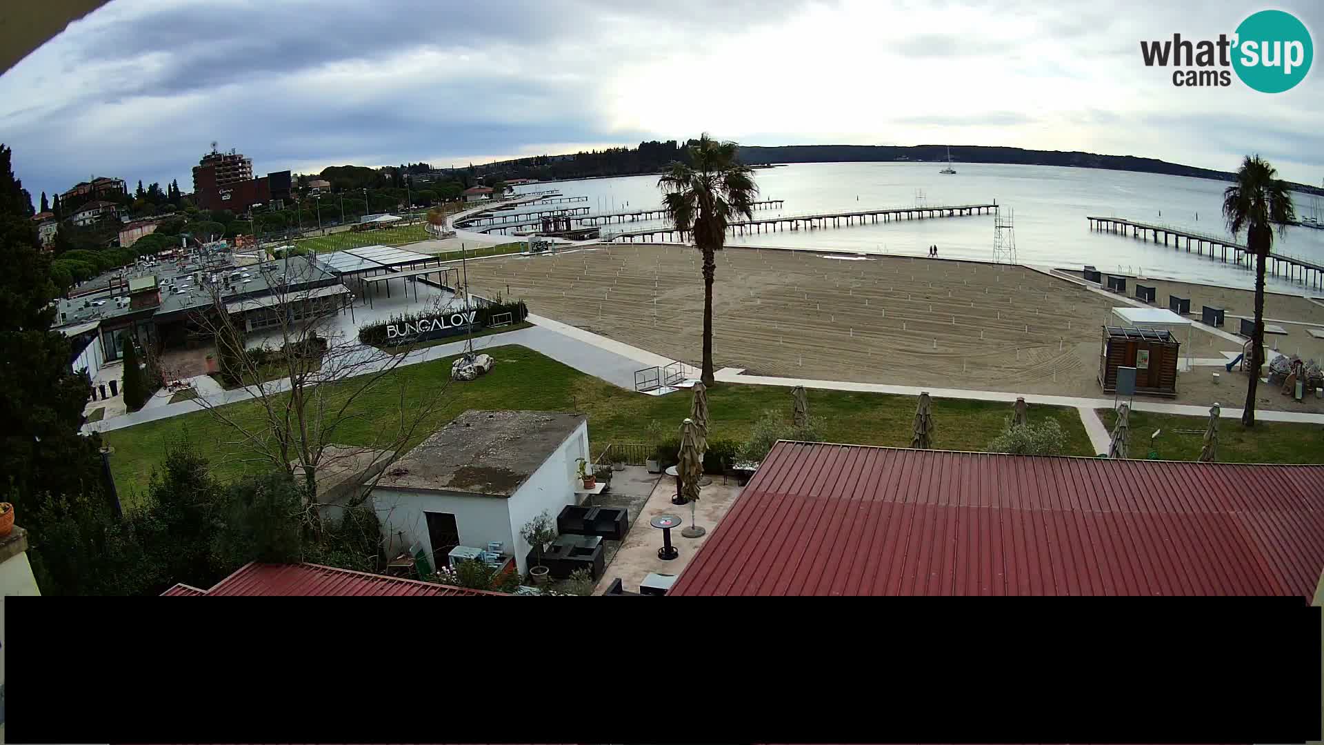 Playa Portorož camera en vivo