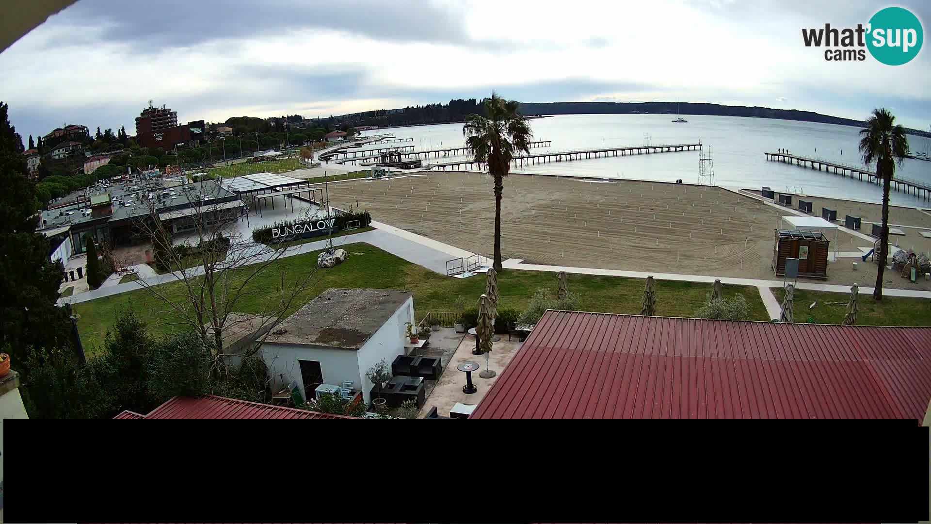 Plage Portorož live cam