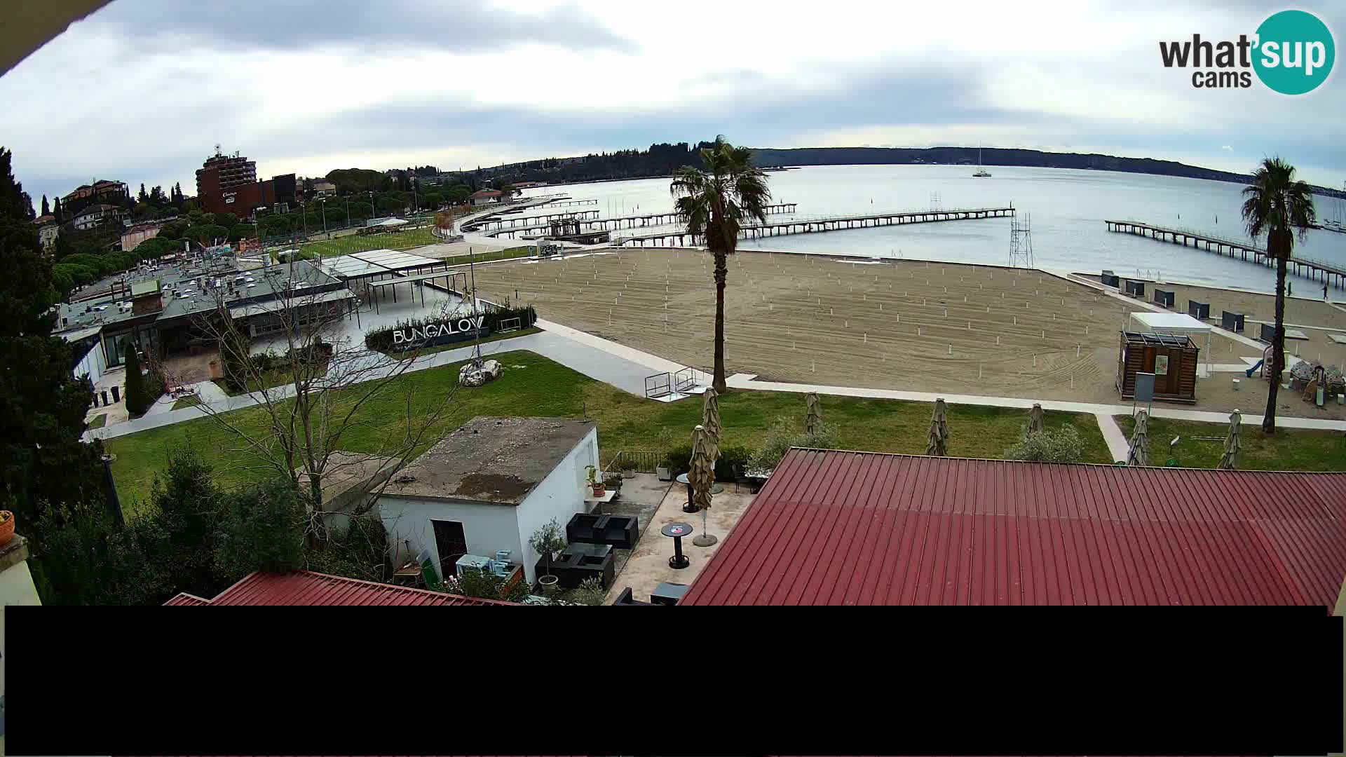 Webcam Live Strand in Portorož