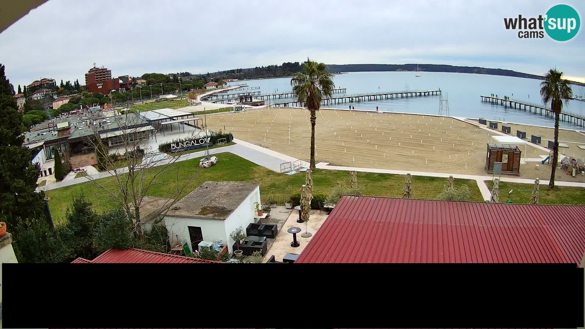 Plage Portorož live cam