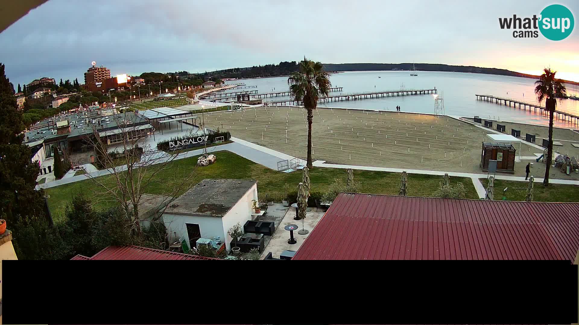 Plage Portorož live cam