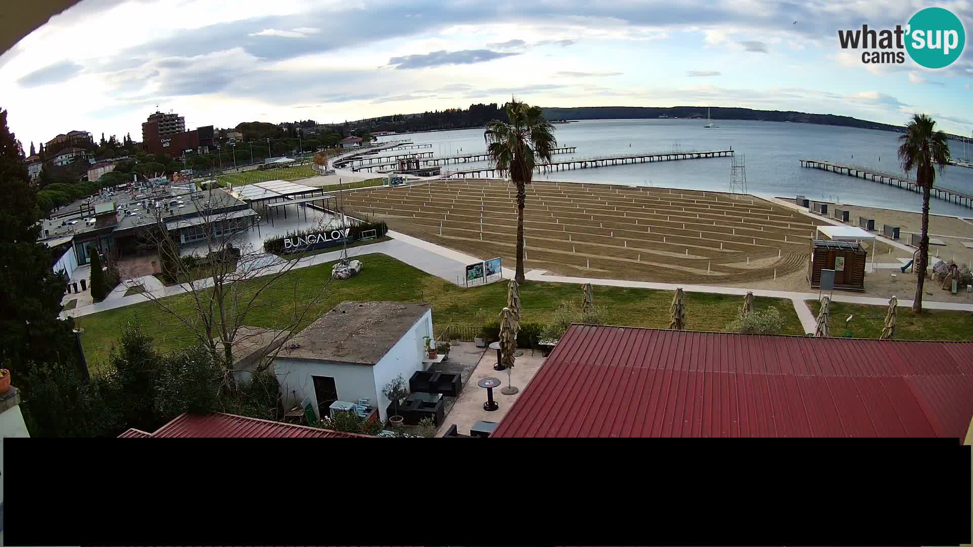 Playa Portorož camera en vivo