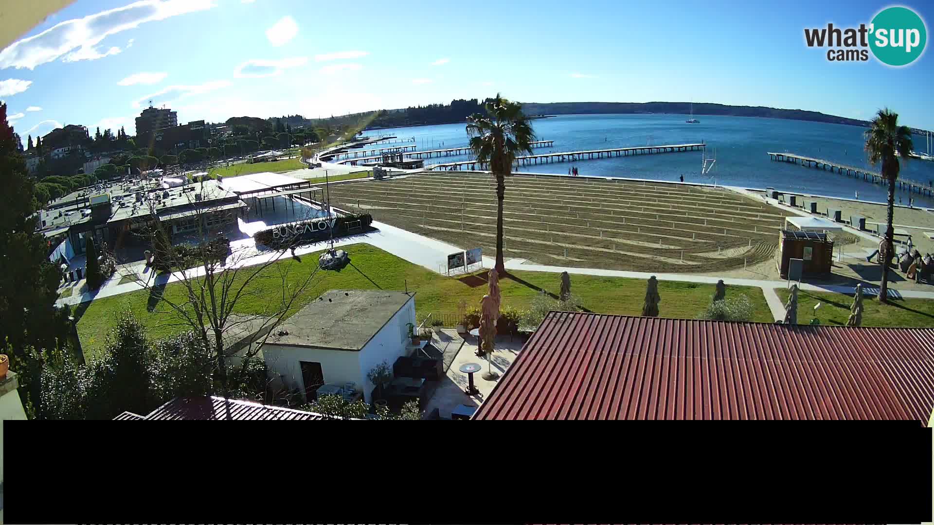 Spiaggia di Portorose live webcam