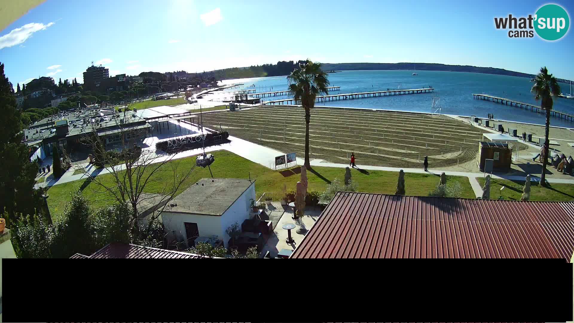 Spiaggia di Portorose live webcam