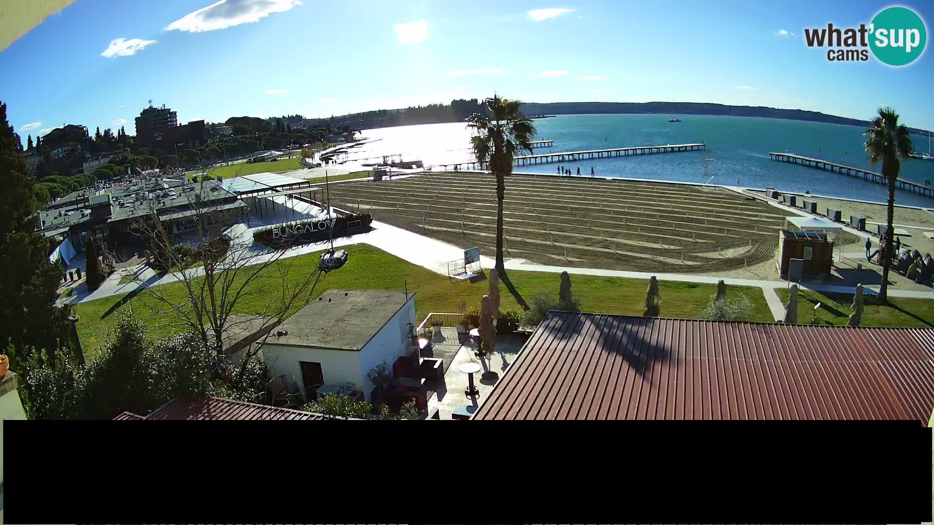 Spiaggia di Portorose live webcam