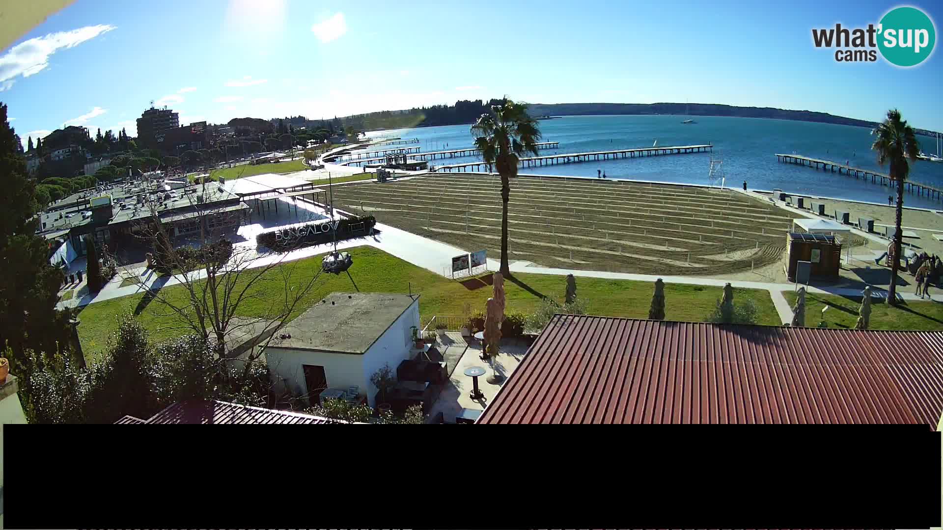 Webcam Live Playa de Portorož