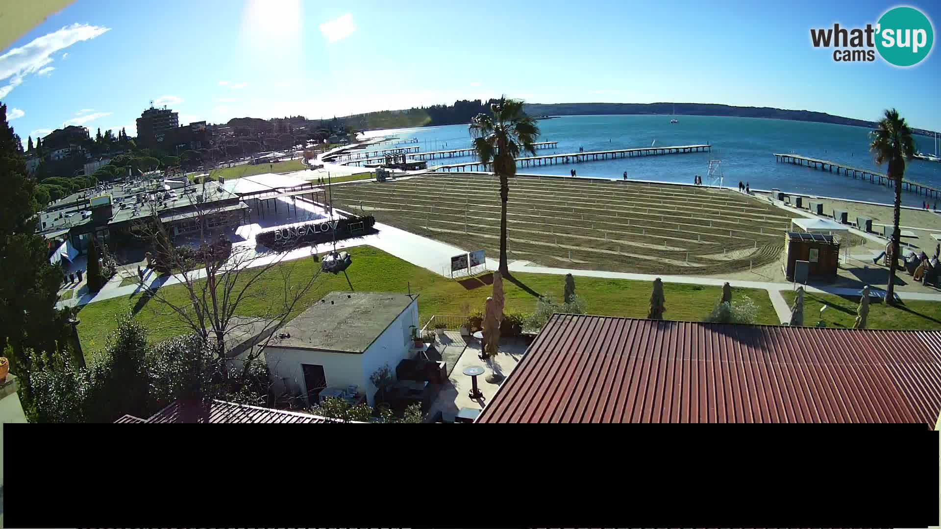 Webcam Live Strand in Portorož