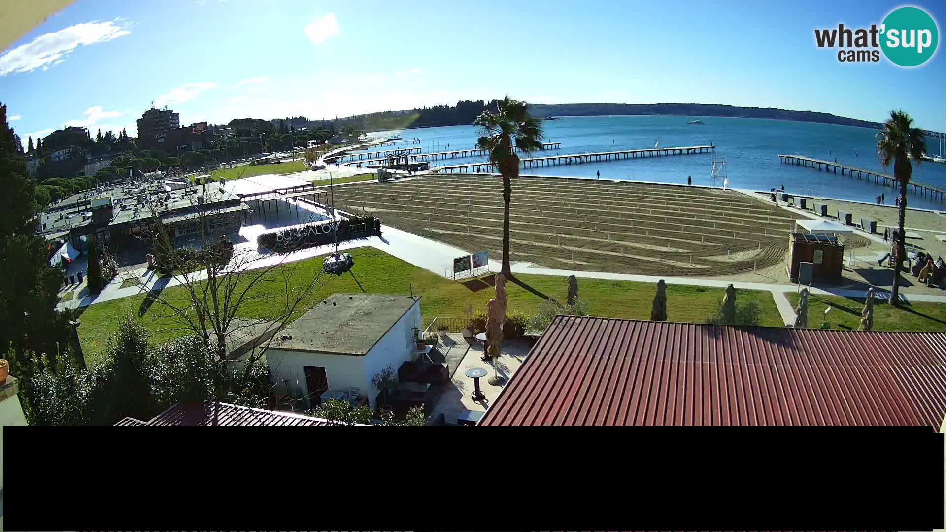 Webcam Live Playa de Portorož