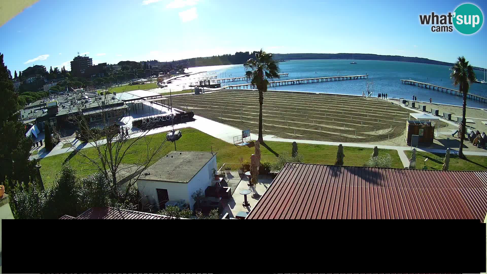 Plage Portorož live cam