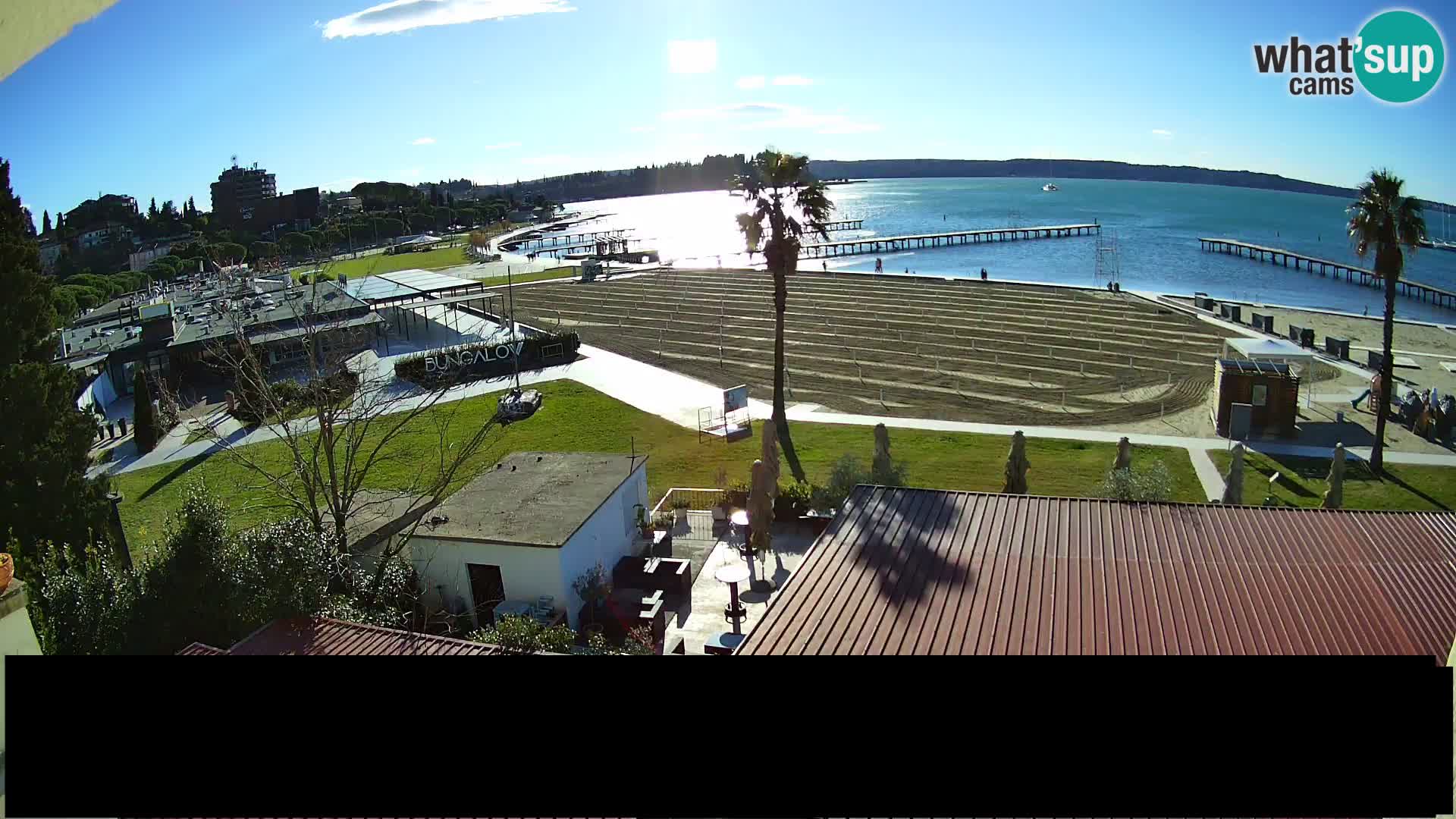 Webcam Live Strand in Portorož