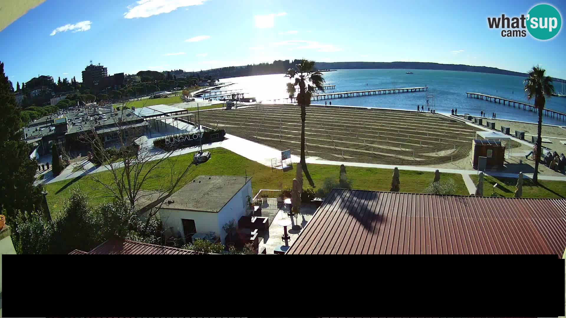 Webcam Live Spiaggia di Portorose