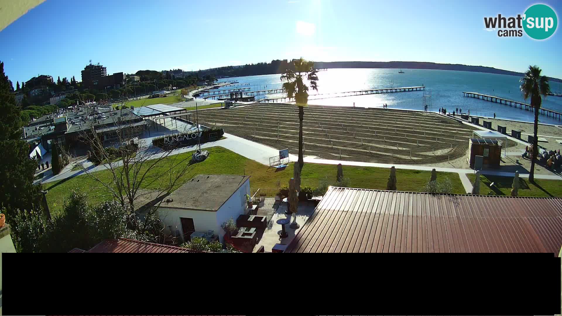 Spiaggia di Portorose live webcam