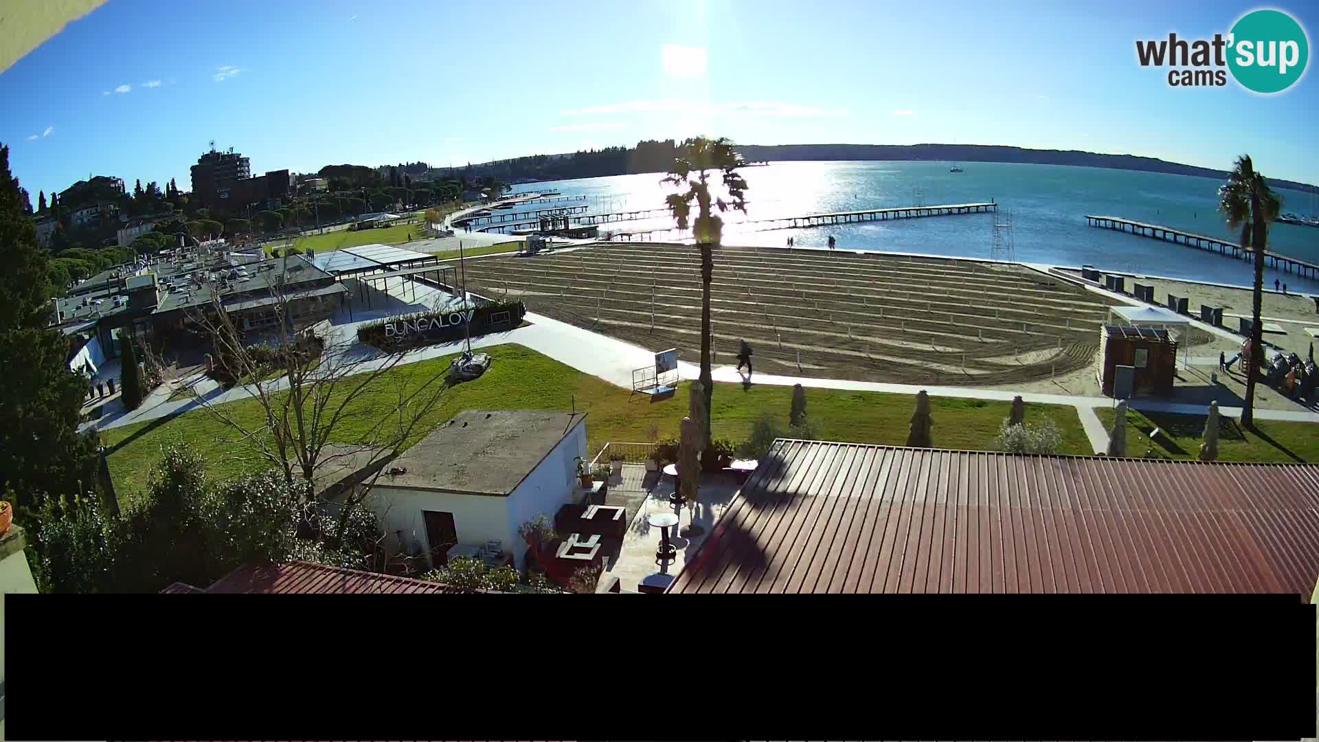 Webcam Live Playa de Portorož