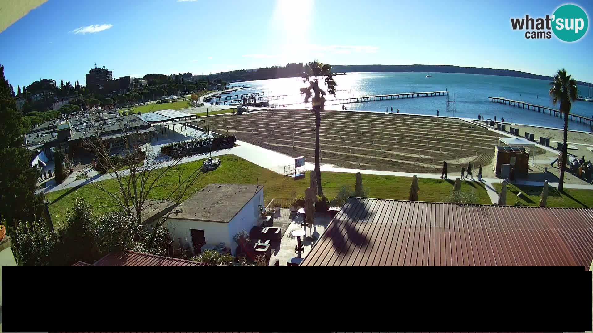 Plage Portorož live cam