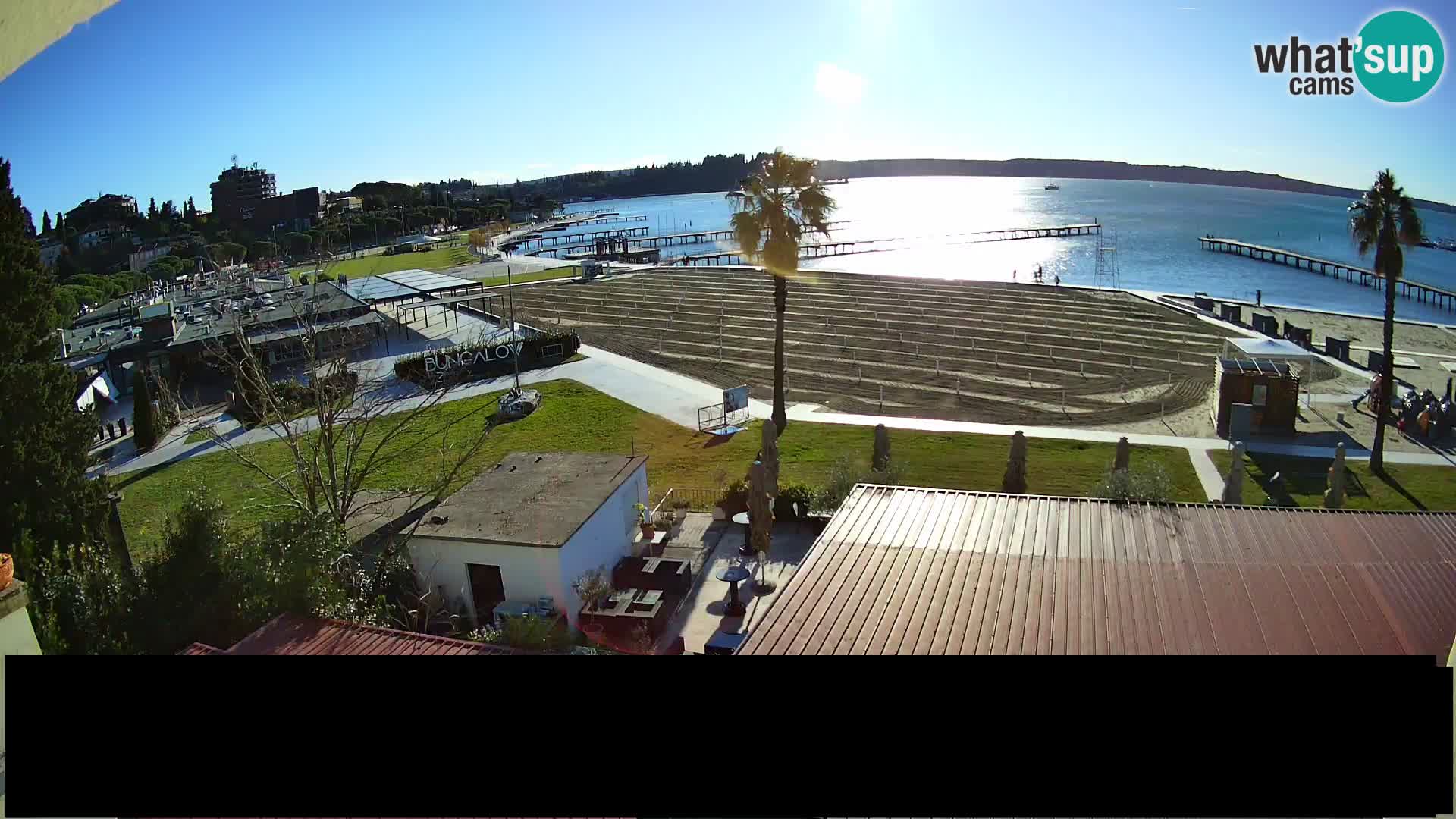 Plage Portorož live cam