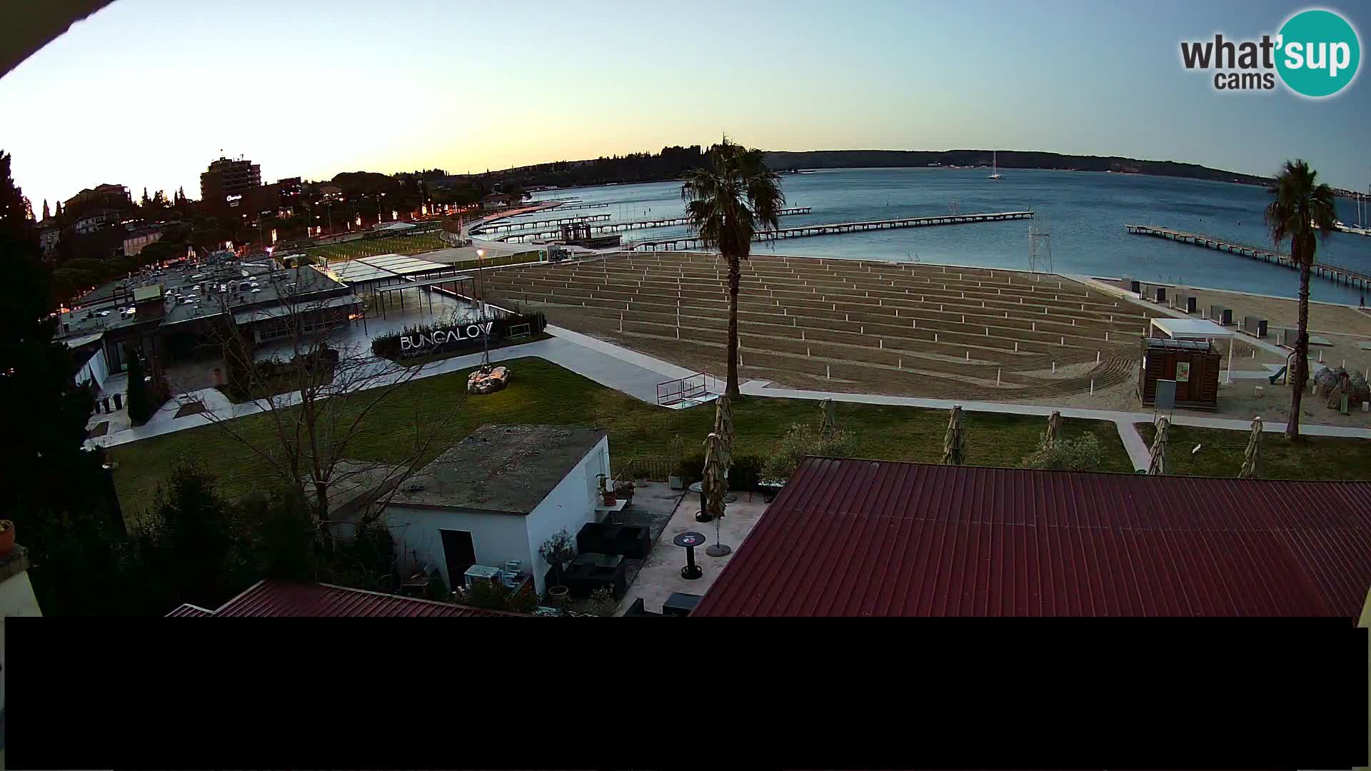 Webcam live Plage Portorož – Caffe Karamela