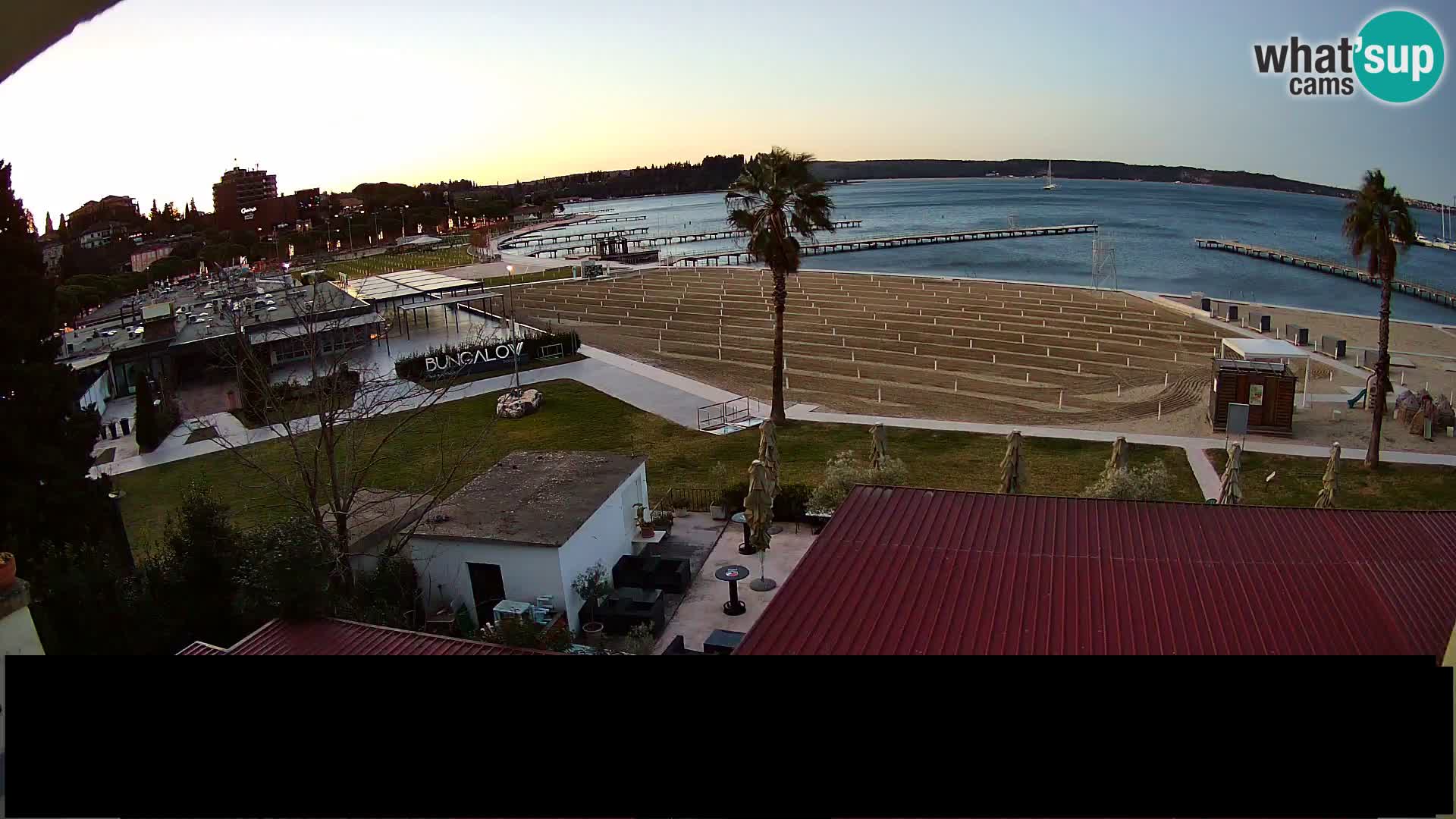 Playa Portorož camera en vivo