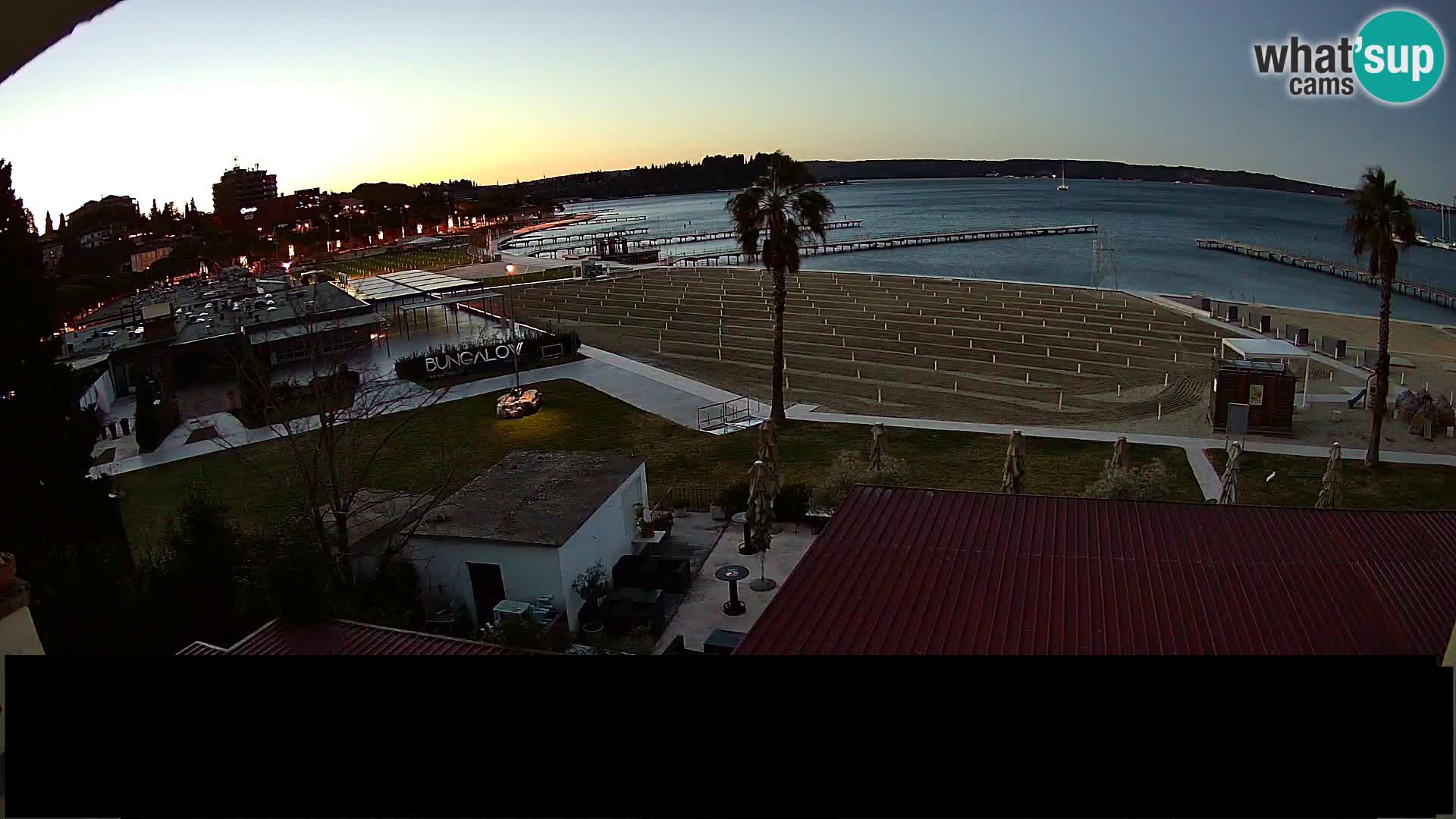 Playa Portorož camera en vivo