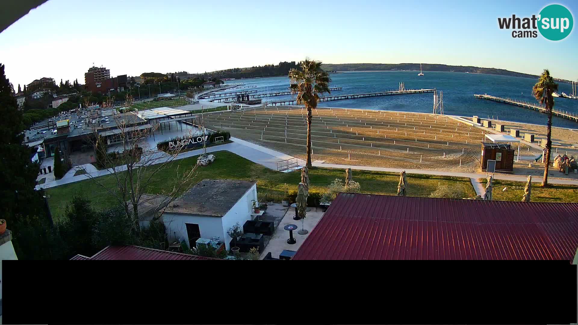 Plage Portorož live cam