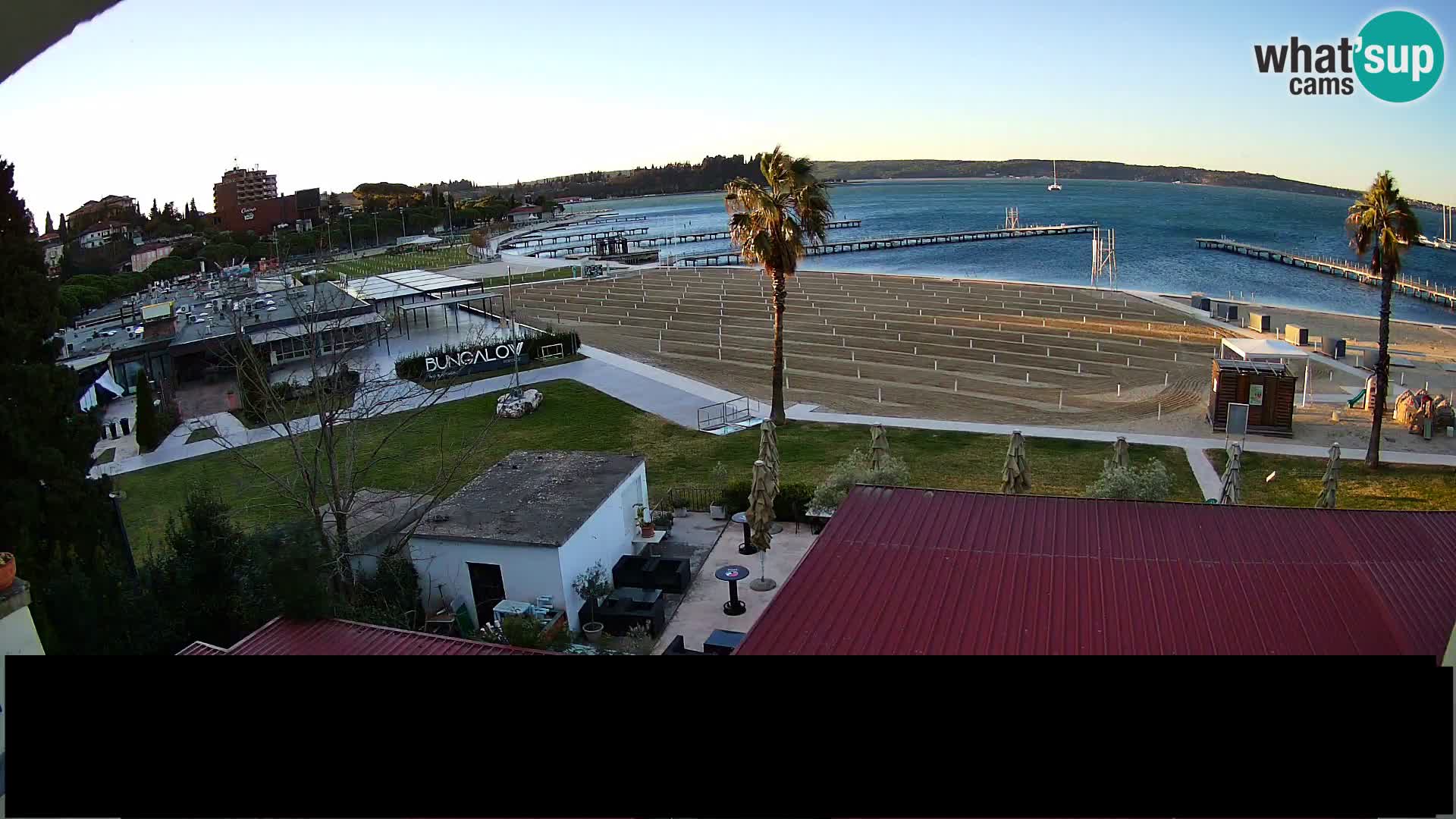 Webcam Live Playa de Portorož