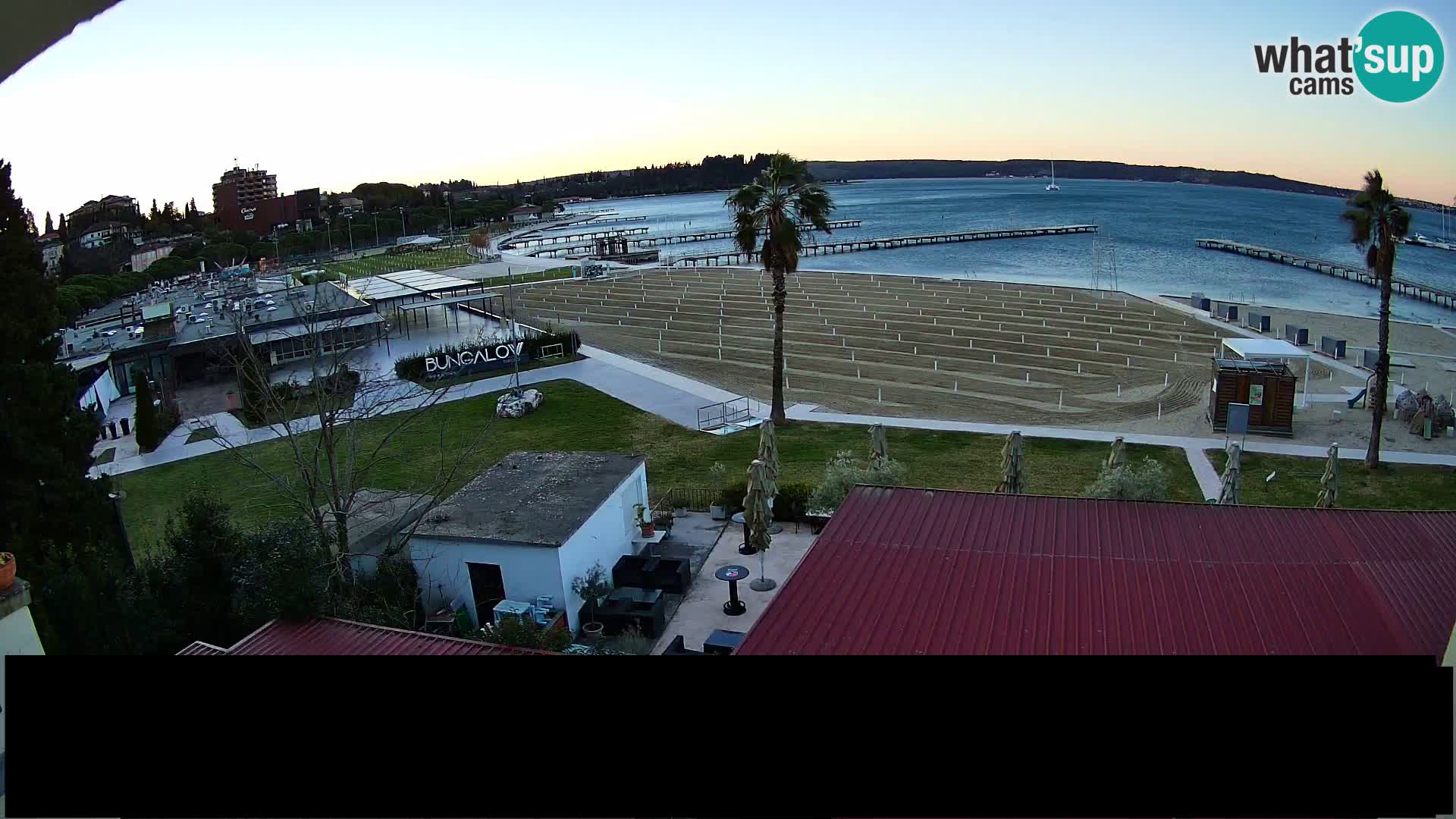 Webcam Portorož Strand – Karamela bar