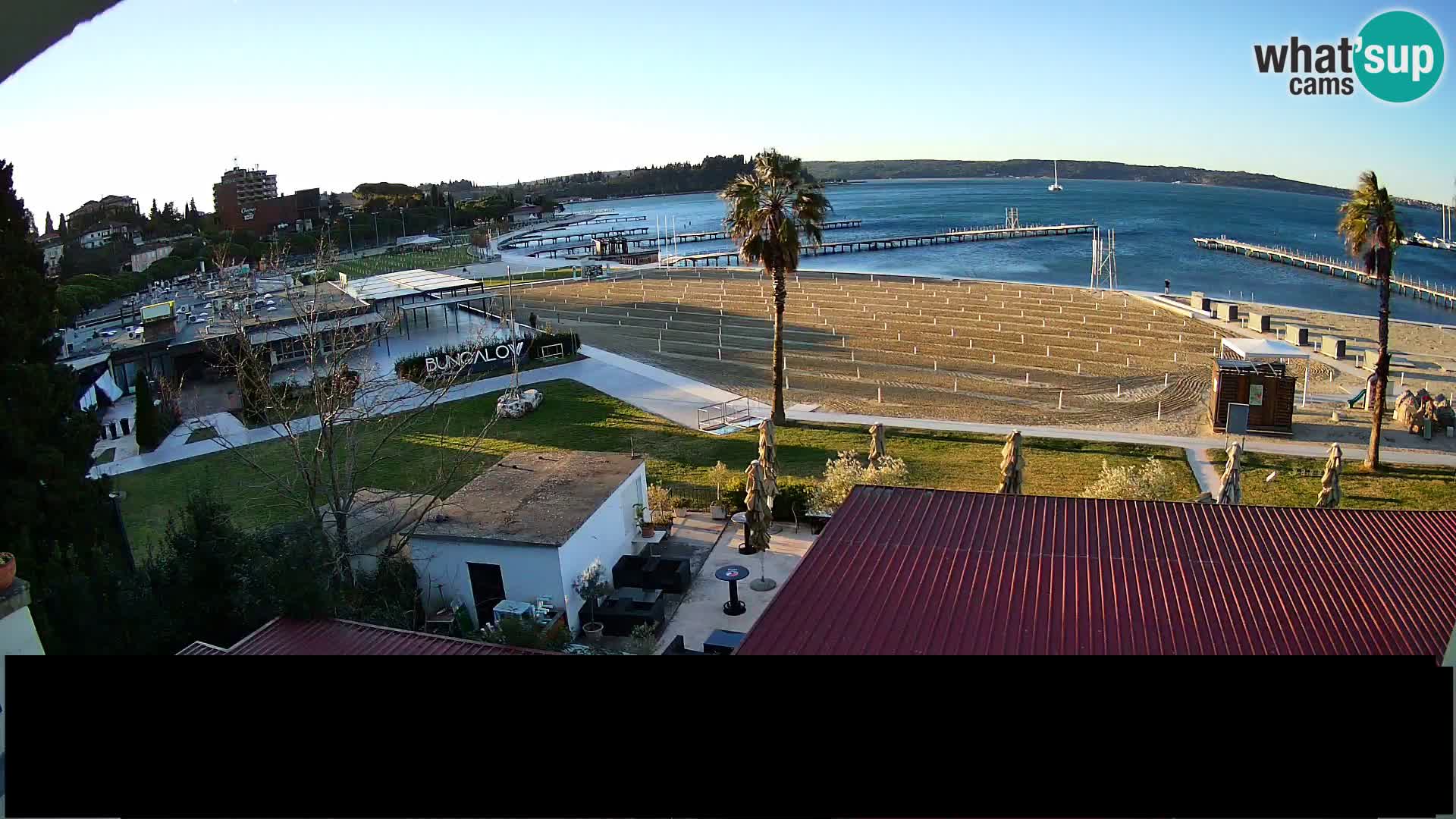 Plage Portorož live cam