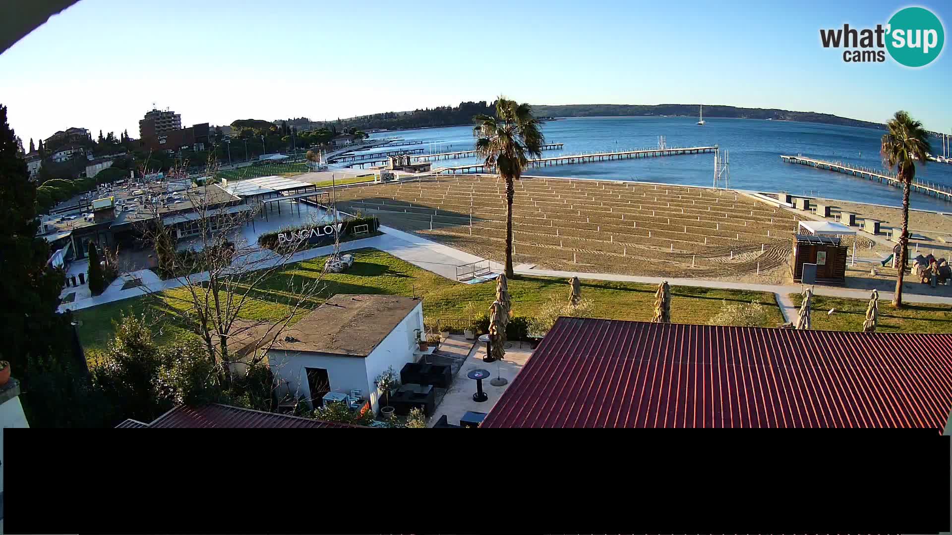 Webcam Live Strand in Portorož