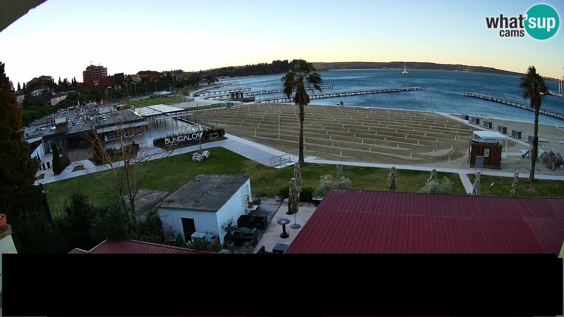 Plage Portorož live cam