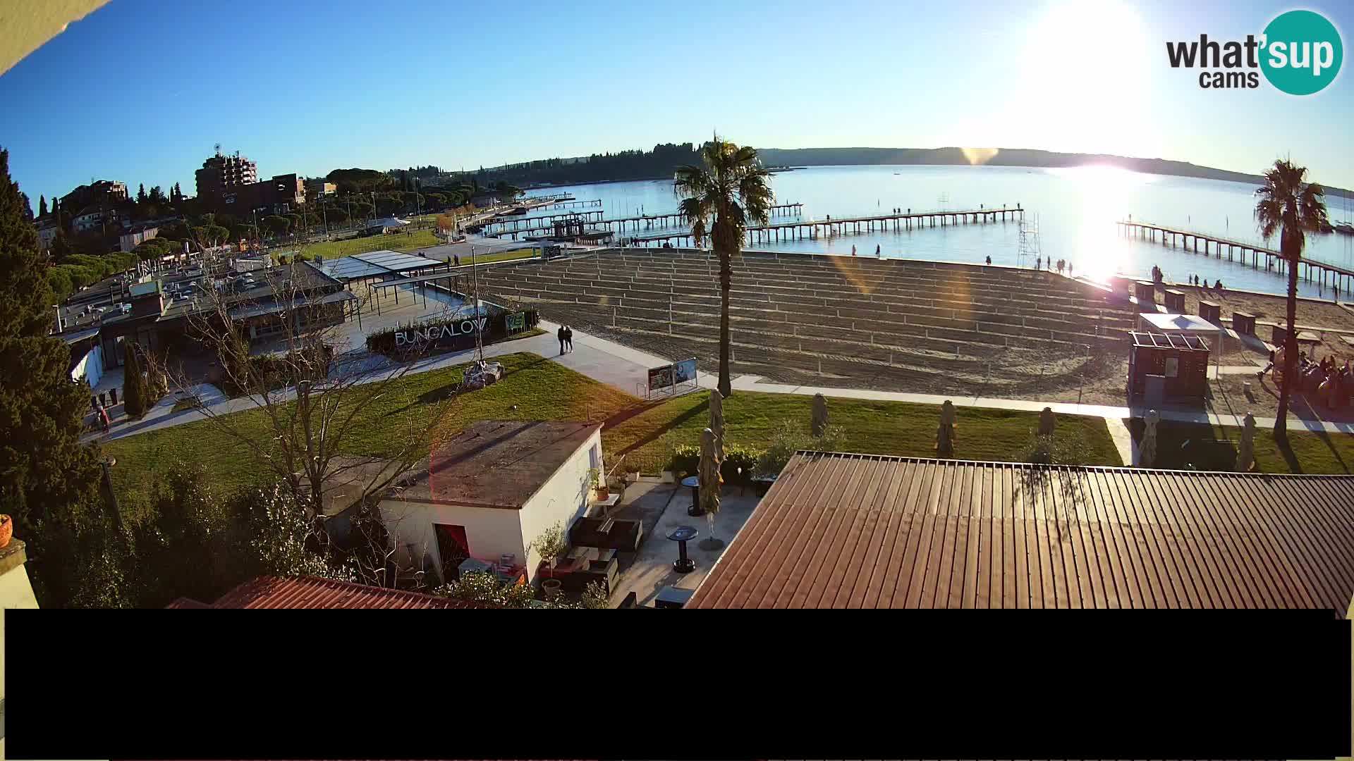 Webcam live Plage Portorož – Caffe Karamela