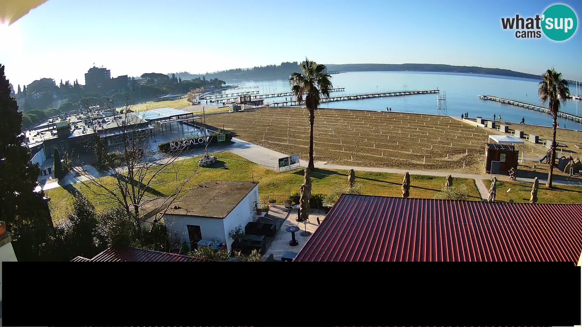 Playa Portorož camera en vivo