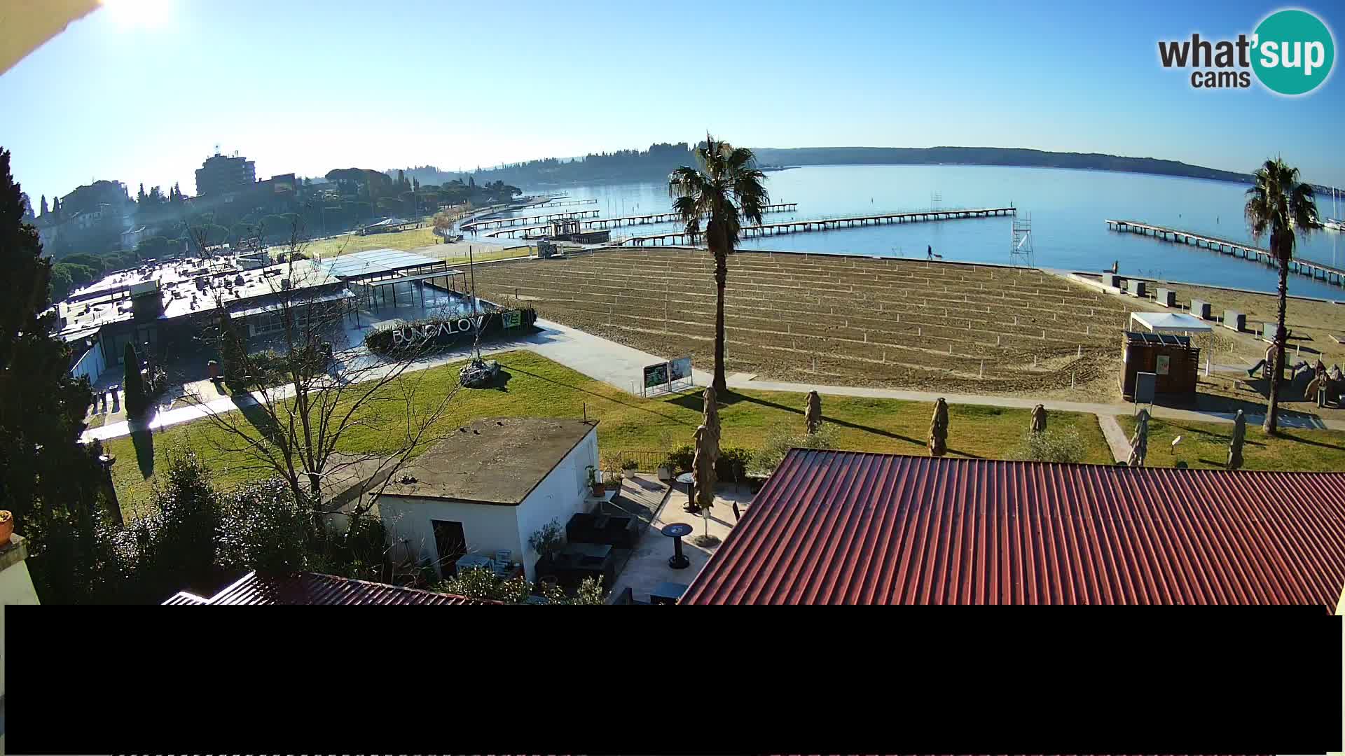 Webcam live Playa Portorož – Caffe Karamela