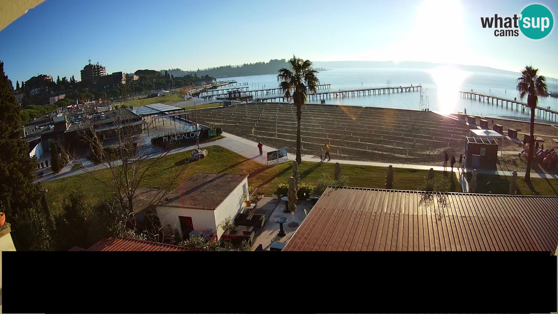 Plage Portorož live cam