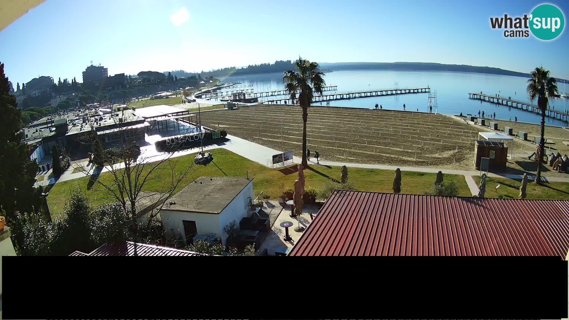 Webcam live Plage Portorož – Caffe Karamela