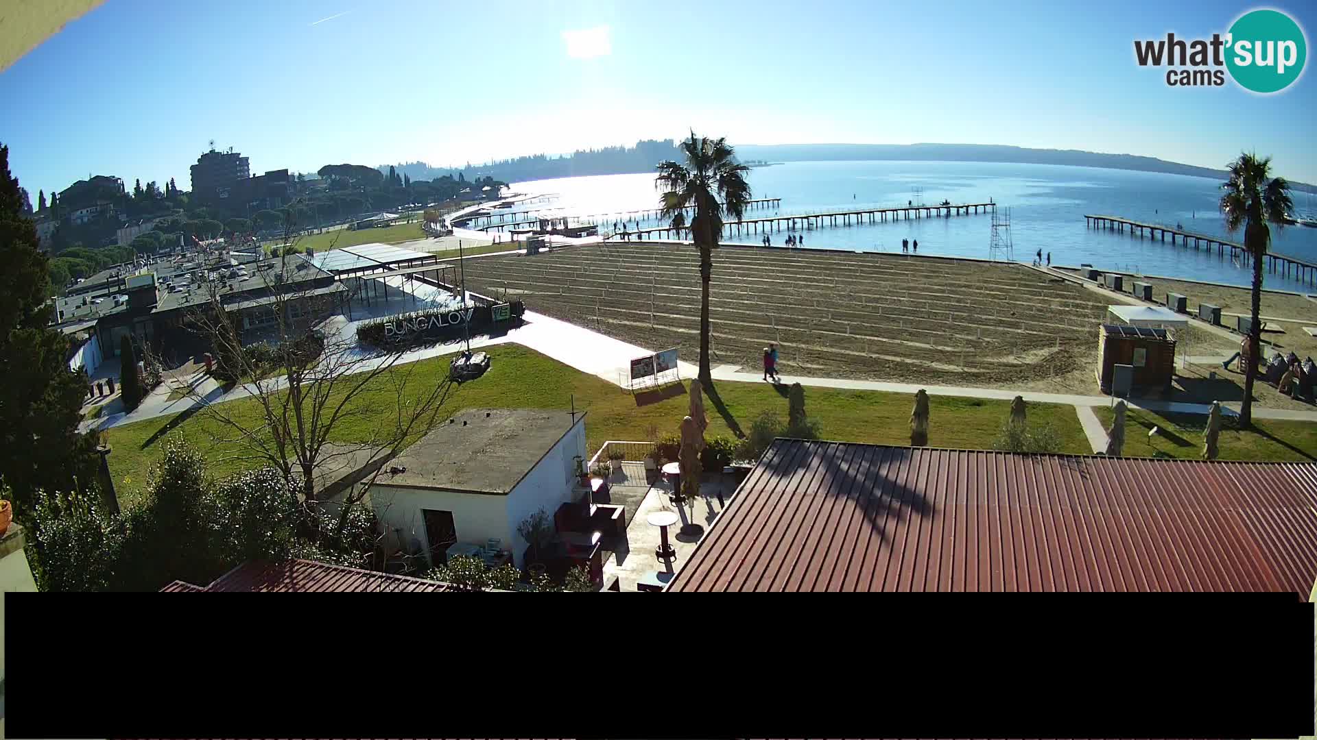 Spiaggia di Portorose live webcam