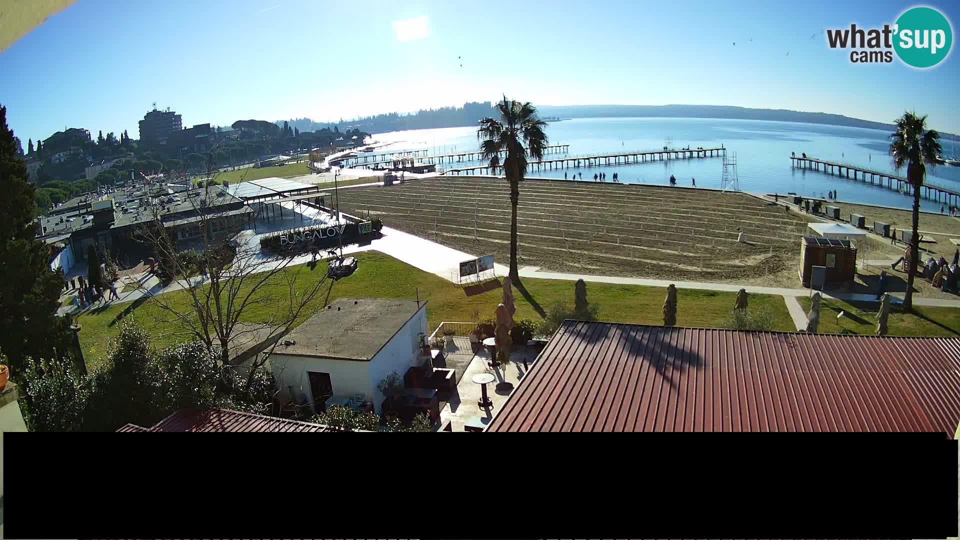 Webcam Live Playa de Portorož