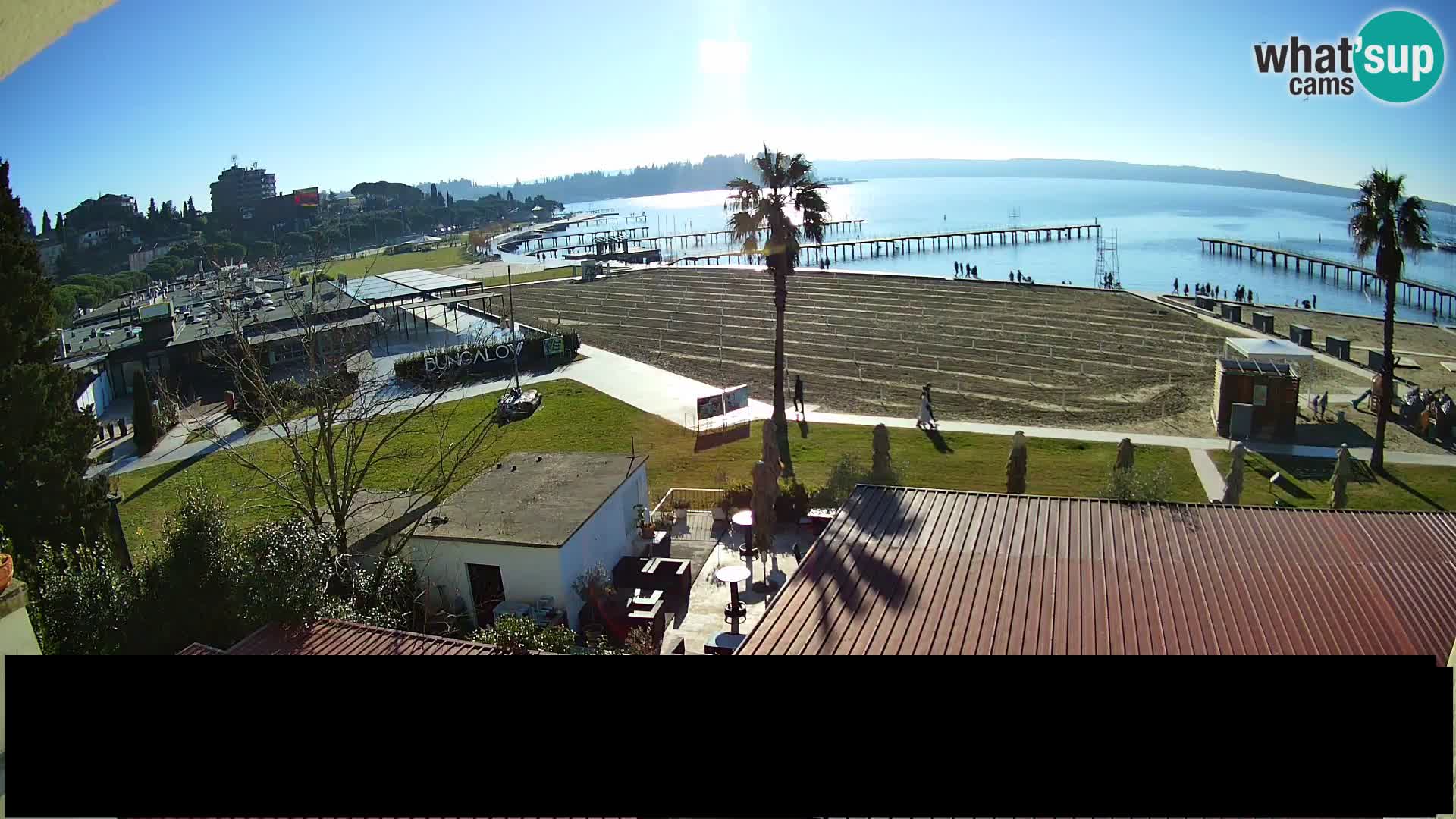 Webcam Live Playa de Portorož