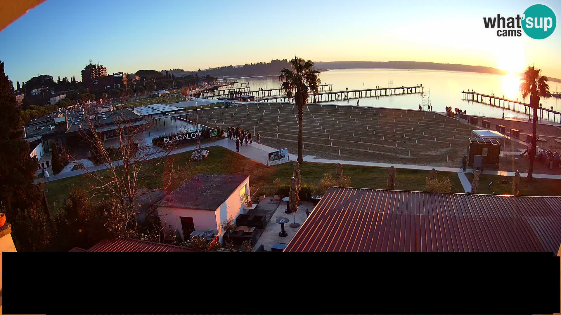 Spiaggia di Portorose live webcam