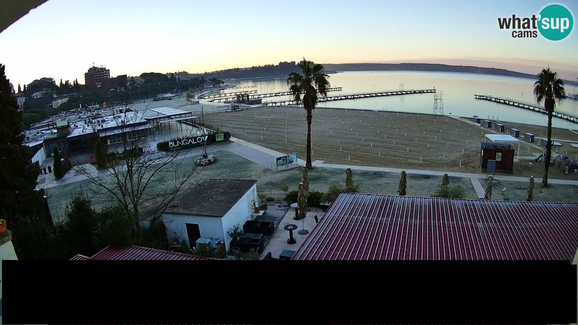 Spiaggia di Portorose live webcam