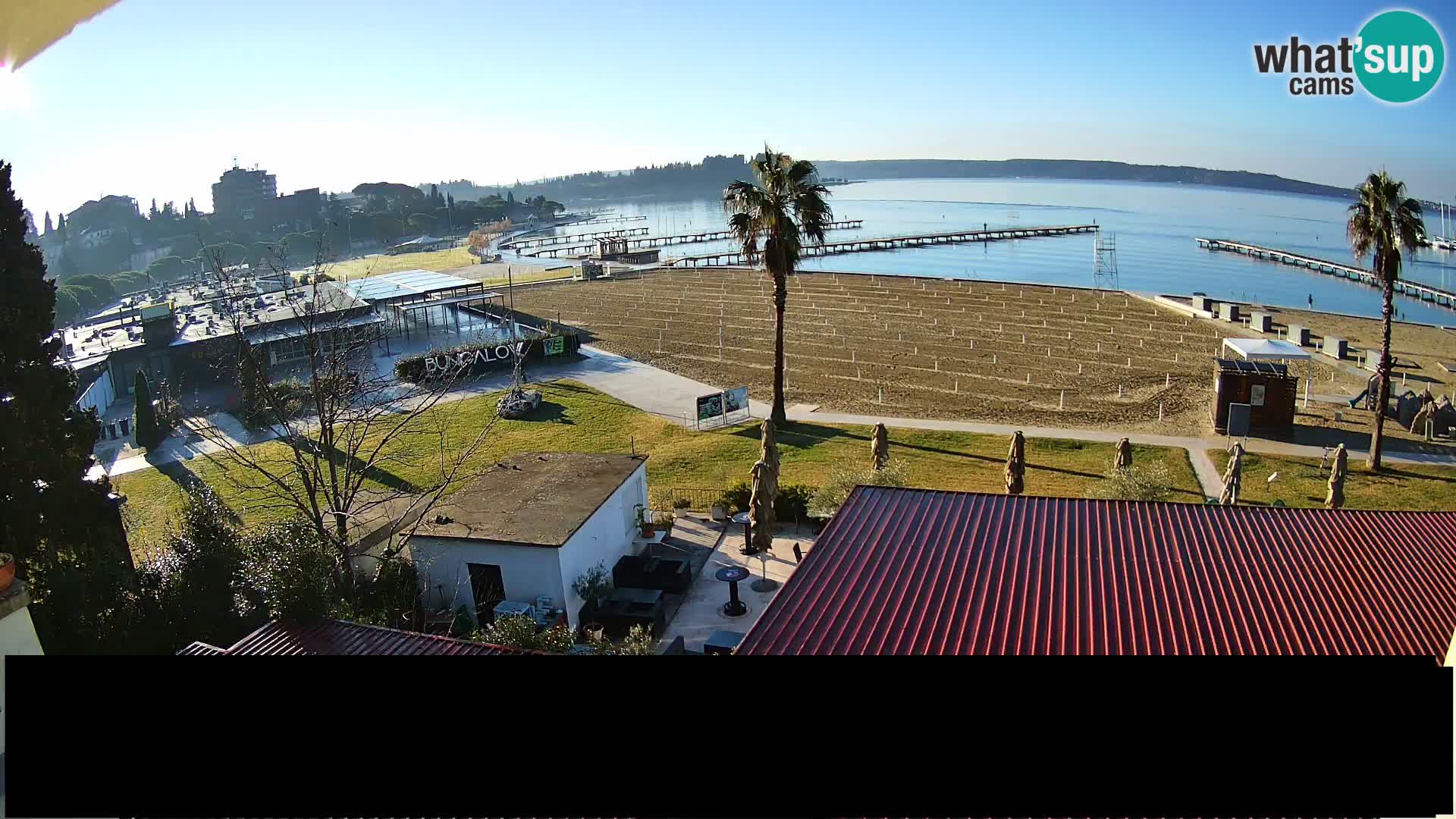 Webcam Live Playa de Portorož