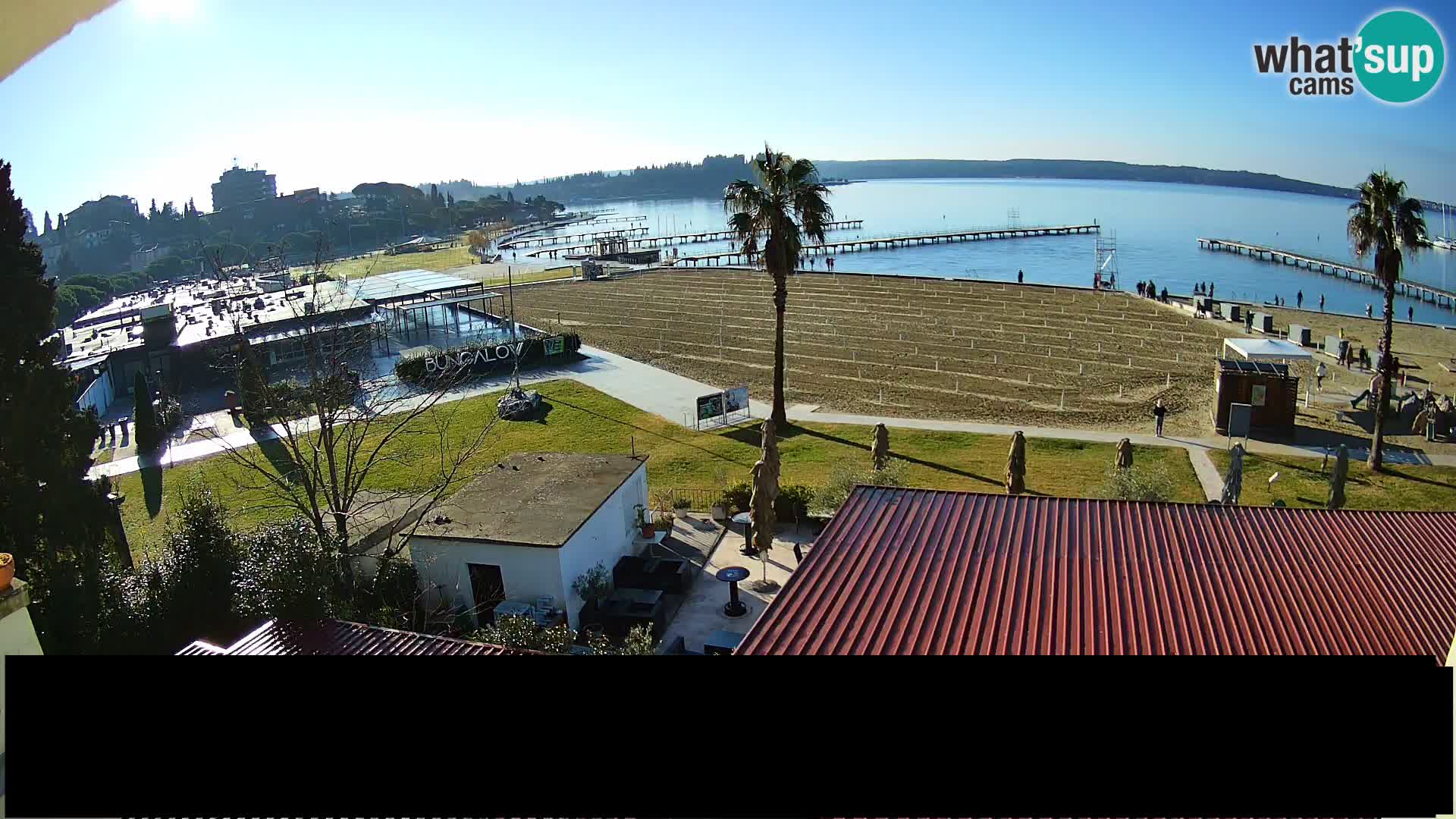 Plage Portorož live cam