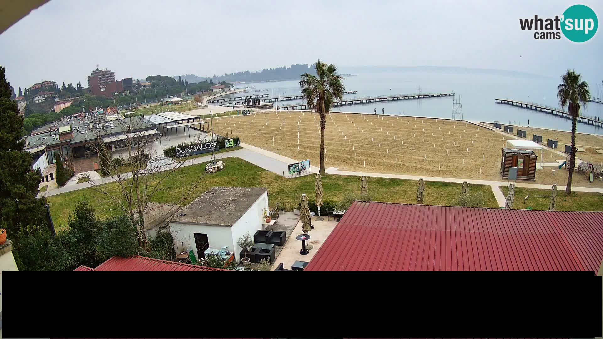 Webcam Live Playa de Portorož