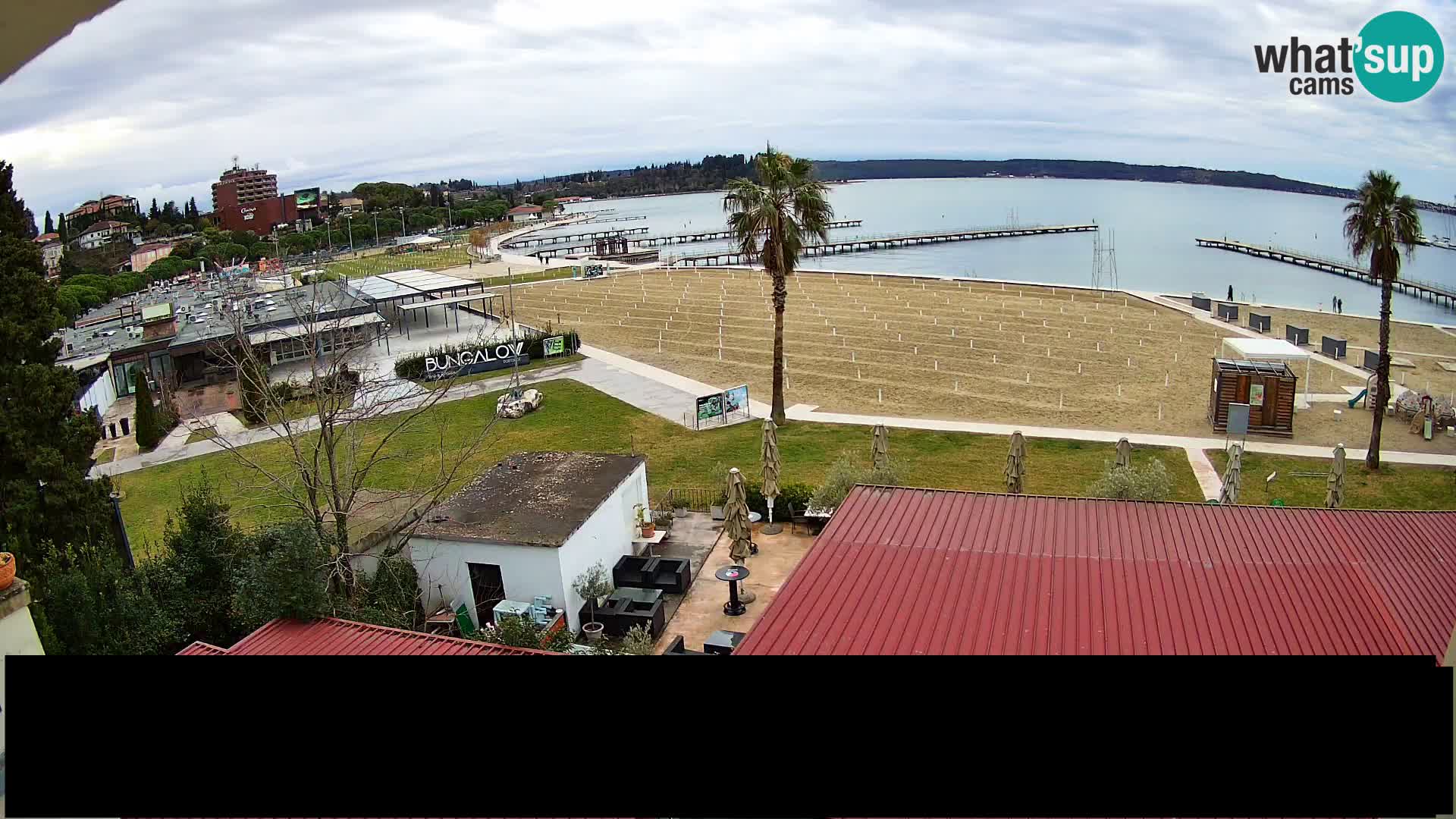 Plage Portorož live cam