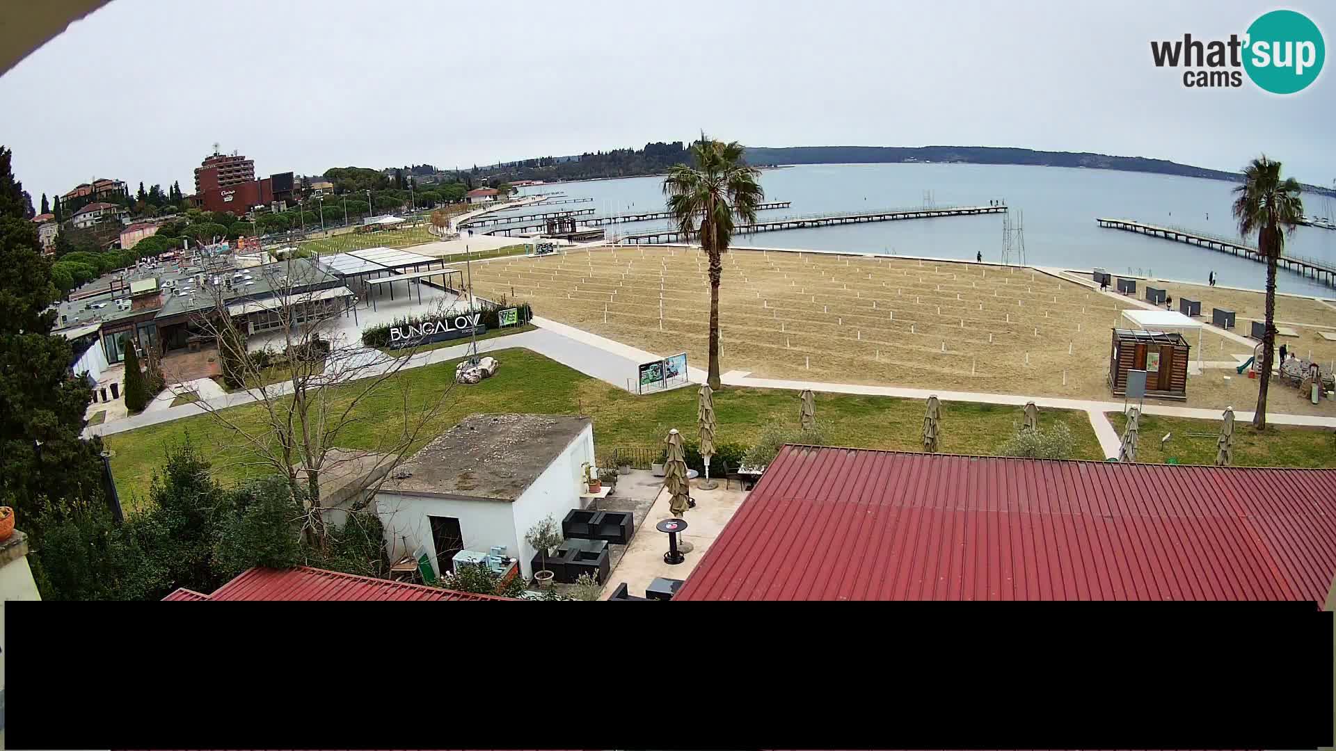 Playa Portorož camera en vivo