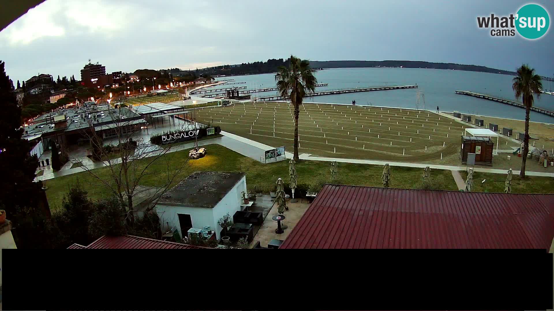 Webcam live Playa Portorož – Caffe Karamela