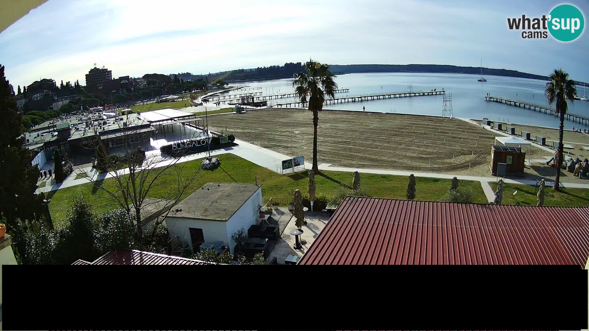 Webcam Live Strand in Portorož