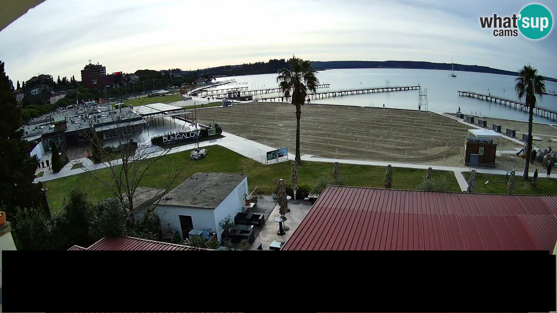 Webcam Live Playa de Portorož